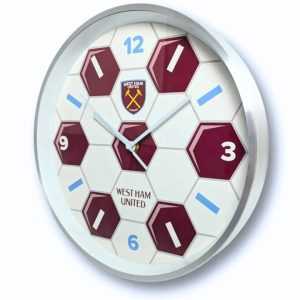 West Ham United FC Football Wall Clock