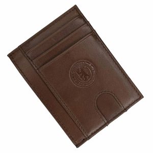 Chelsea FC Brown Leather Card Holder