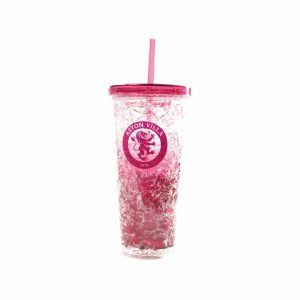 Aston Villa FC Freezer Cup with Straw