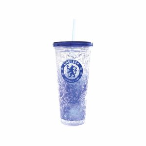 Chelsea FC Freezer Cup with Straw