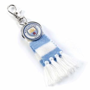 Manchester City FC Blue Scarf Backpack Hanger