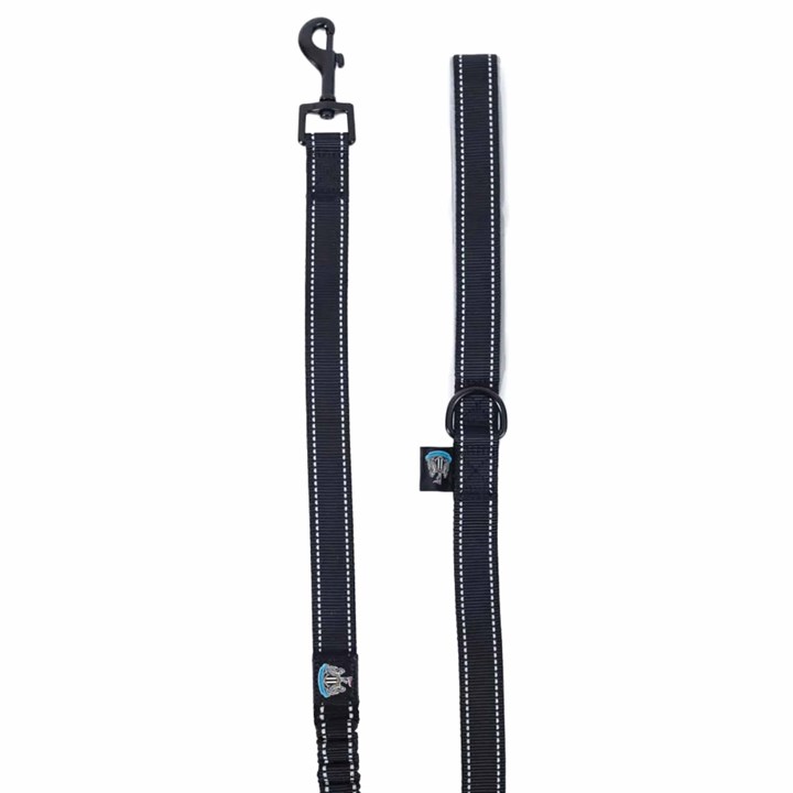Newcastle United FC Reflective Black Dog Lead