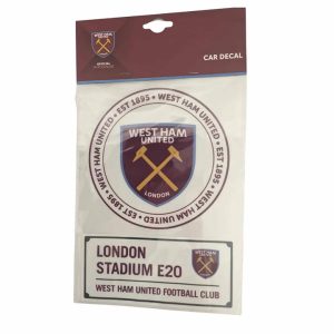 West Ham United FC Car Window Decal