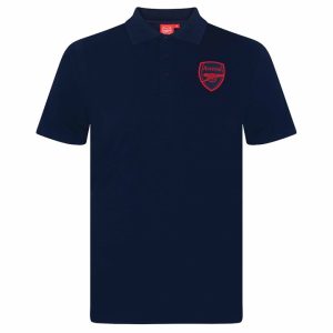 Arsenal FC Adult Navy Polo Shirt Large