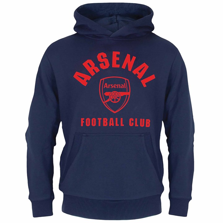 Arsenal FC Kids Navy Hoodie 8 - 9 Years
