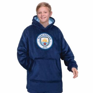 Manchester City FC Kids Oversized Hoodie 6 - 10 Years