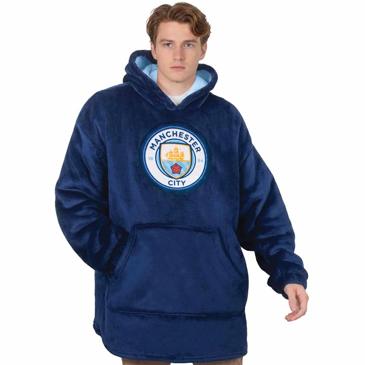 Manchester City FC Adult Oversized Hoodie XL - XXXL