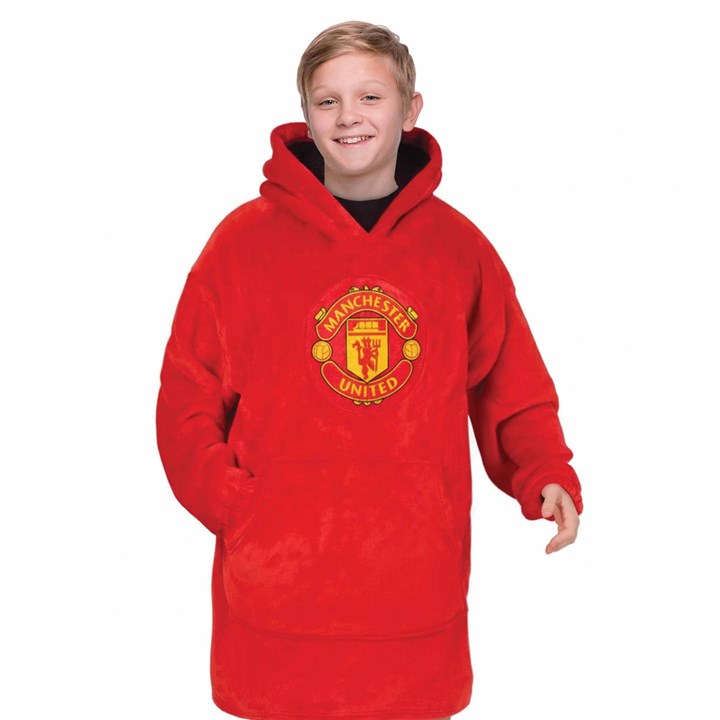 Manchester United FC Kids Oversized Hoodie 6 - 10 Years