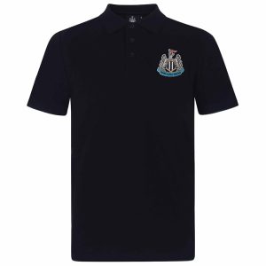 Newcastle United FC Adult Black Polo Shirt