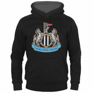 Newcastle United FC Kids Black Hoodie 10 - 11 Years
