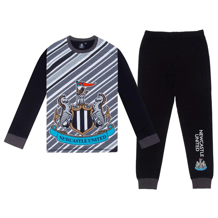 Newcastle United FC Kids Long Pyjamas 9 - 10 Years