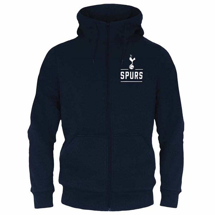 Tottenham Hotspur FC Adult Navy Zip Hoodie