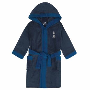 Tottenham Hotspur FC Kids Navy Hooded Dressing Gown 3 - 4 Years