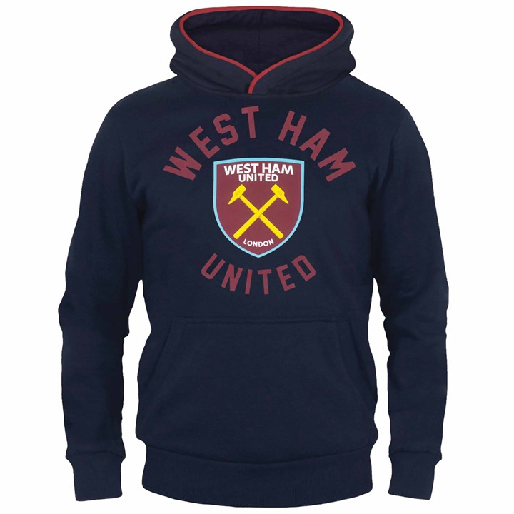 West Ham United FC Kids Navy Hoodie 12 - 13 Years