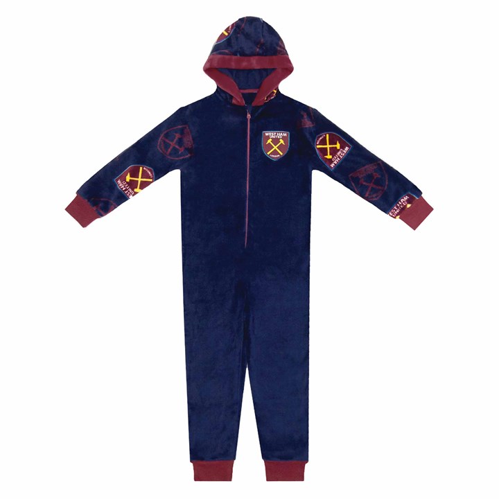 West Ham United FC Kids All-In-One Fleece 2 - 3 Years