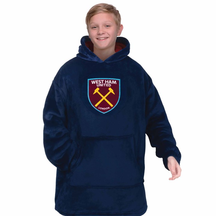 West Ham United FC Kids Oversized Hoodie 6 - 10 Years