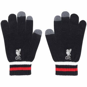 Liverpool FC Knitted Gloves Black