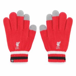 Liverpool FC Knitted Gloves Youth Red