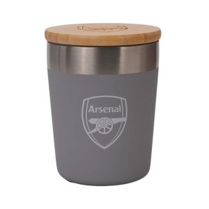 Arsenal FC Travel Cup with Bamboo Lid