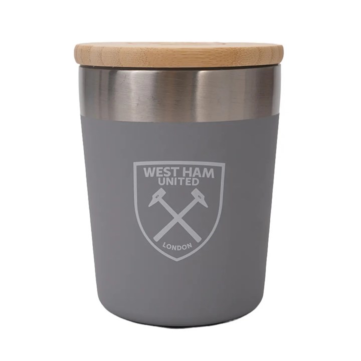 West Ham United FC Travel Cup with Bamboo Lid