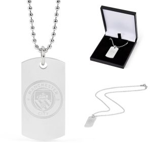 Manchester City FC Stainless Steel Dog Tag