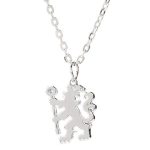 Chelsea FC Silver Plated Pendant in Gift Box
