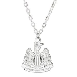 Newcastle United FC Silver Plated Pendant in Gift Box