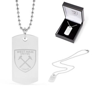 West Ham United FC Stainless Steel Dog Tag
