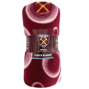 West Ham United FC Forever Bubbles Fleece Blanket
